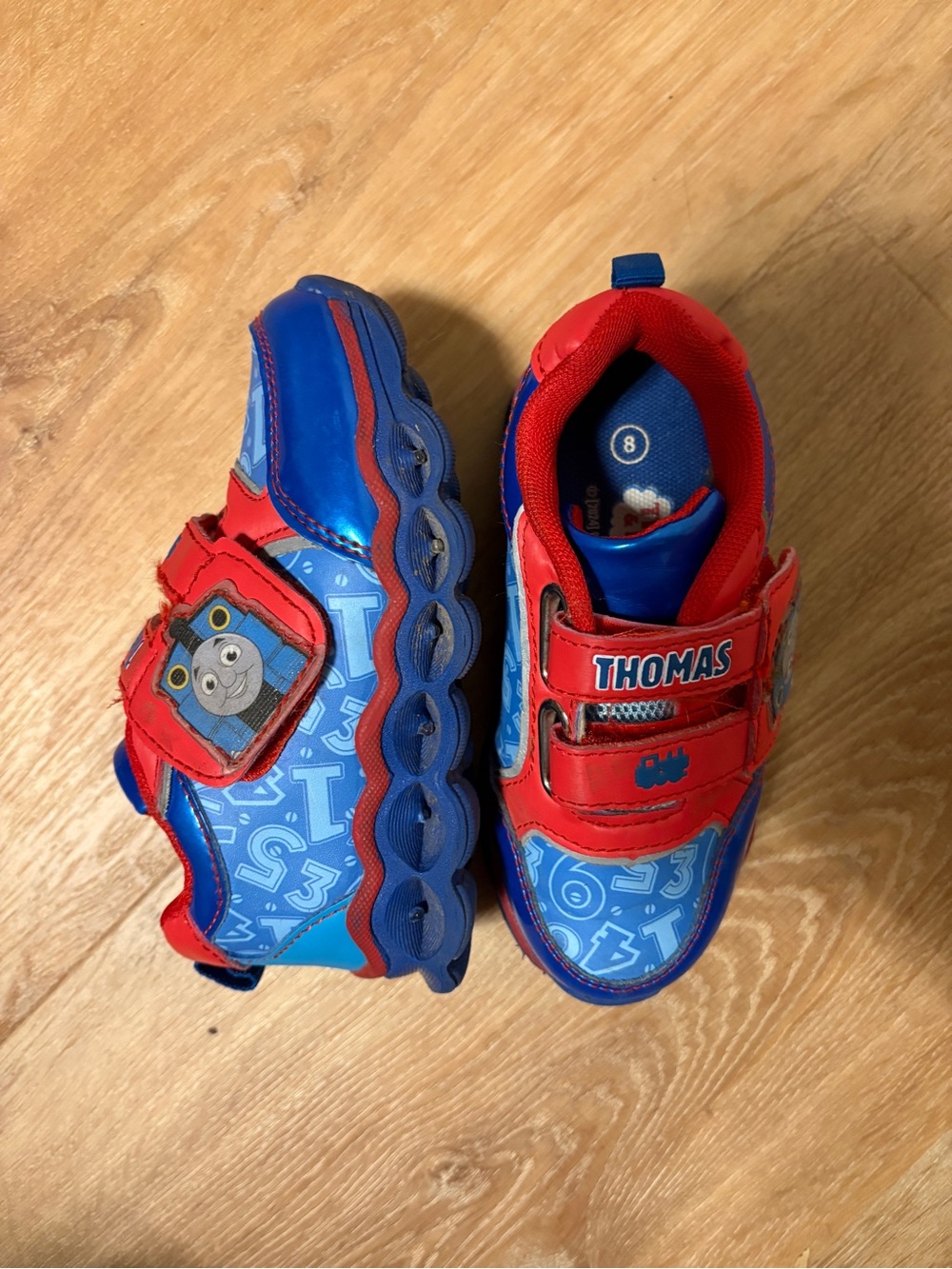 Thomas & Friends Toddler Boys Shoes Size 8